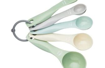 Colourworks Measuring Spoon Set, 5 Spoons, Stain-Resistant Plastic, Dishwasher Safe