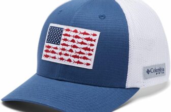 Columbia Unisex PFG Fish Flag Mesh Ball Cap