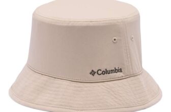 Columbia Unisex Pine Mountain II Bucket Hat – S/M White or Fossil