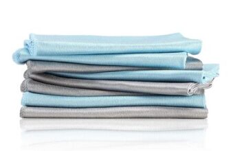 Comforso 8-Pack Microfiber Glass Cloths 30x40cm, Double-Sided, Streak-Free