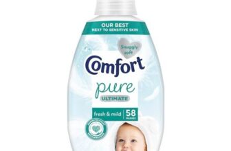 Comfort Pure Ultra Concentrated Fabric Conditioner, 58 Washes, 870ml
