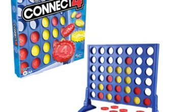 Connect 4 Strategy Board Game, Games for Kids Aged 6, 4 in a Row