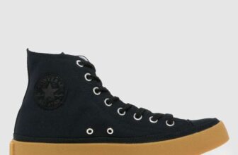 Converse All Star Hi in Black Multi, Size 7