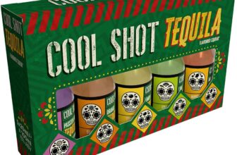 Cool Shot Tequila 5x20ml Passion Fruit, Orange, Lemon, Lime, Mango Perfect for Christmas, Stocking Fillers, Gifts, Parties and Celebrations