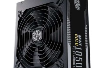 Cooler Master 1050W MWE Gold V2 ATX 3.1 PSU, Fully Modular, FDB Bearing Fan, 80 Gold