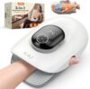 Cordless Hand Massager for Arthritis Pain Relief, Innovative Finger Stretching, 4 Massage Modes, 5 Pressure Levels, Heat Therapy & Air Compression, Full Hand Airbag Coverage, Gifts for Women & Men.