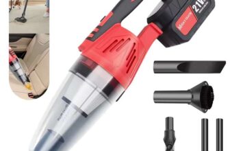 Cordless Vacuum Cleaner, 55KPA Lightweight Vacuum Cleaners for Home with Rechargeable 2200 mAh Battery w.code sold by Zhitaozhang Tool Store