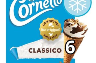 Cornetto Classico Ice Cream Cones 6 X 90ml