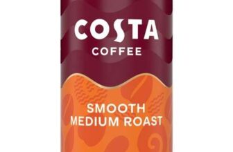 Costa Medium Roast and Intense Dark Roast instant coffee (100g tin)