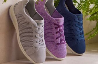 Cosyfeet Wide Fitting Shoe – Navy/Gray/Purple