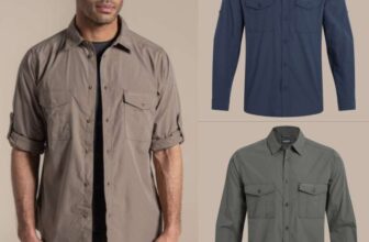 Craghoppers Mens Kiwi II Long Sleeved Shirt, roll up sleeves (4 colours) sizes S to 4XL – W/DFC code free delivery w/free sign up