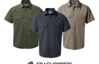Craghoppers Mens Kiwi UPF 50 Anti-Insect Short Sleeved Shirt 3 Colours – S / M / L