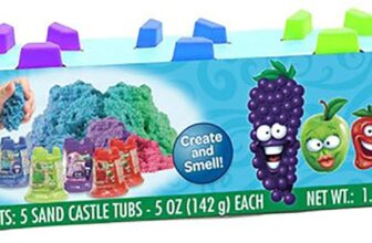 Crayola – A1-2423 – Silly Scents Sand and 5oz Sand Castle in Paper Sleeve – 5pk