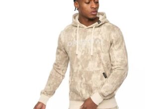 Crosshatch Bardon Mens Camo Hoodie