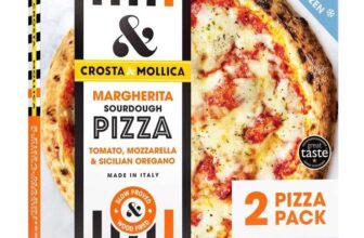 Crosta & Mollica Margherita Sourdough Pizza, 2 x 403g – In warehouse