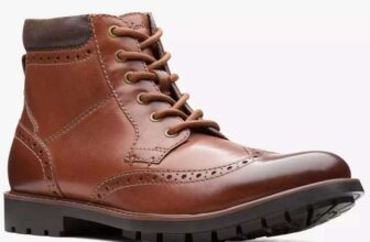 Curington Rise Tan Leather or Black Leather Boots (Sizes 6, 7, 8, 9) – W/code
