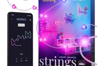 Currys TWINKLY Candies Hearts Smart 100 RGB LED String Lights – 6.5 m