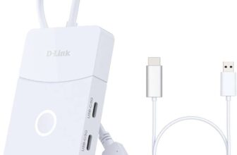 D-Link DUP-501 5-in-1 USB-C Hub, 5Ghz Wireless HDMI, 4K HDMI 2.0, 1080p, 100W USB-C PD Pass-Through, USB 3.0 Ports