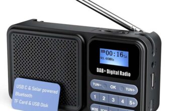 DAB Radio, FM/DAB Plus Digital Radio with Bluetooth – With Voucher – Sold by HENGKUA / FBA