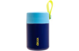 DÉCOR 350ml Blue Food Flask