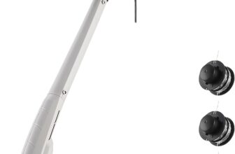 DEKOPRO 250W Electric Grass trimmer, 23cm Corded Twin-line Trimmer with Automatic Feed for Lawn, Garden, Weed & Edging(Extension Cord Not Included)