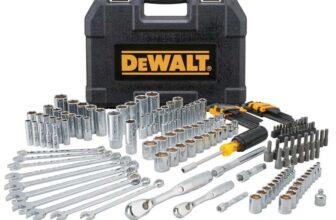 DEWALT Mechanics Tool Set, 1/4 and 3/8 Inch Drive, SAE, 172-Piece (DWMT81533). Sold & dispatched by Amazon US
