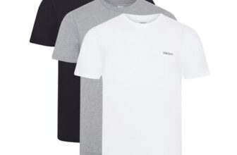 DKNY Mens 3 Pack Short Sleeve T-Shirts Giants
