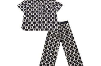 DKNY Womens Long Short Sleeve Pyjama Set