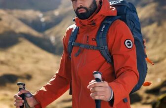 DLX Mens Waterproof Jacket Montgomery, Burnt Orange