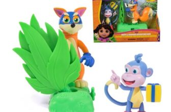 DORA Adventure Pack: Monkey Boots and Fox Swiper Playset