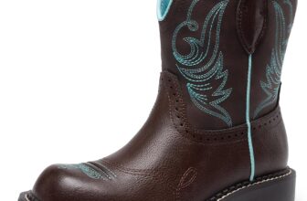 DREAM PAIRS Cowboy Cowgirl Boots for Women, Round Toe Embroidered Mid Calf Western Boots for Work, Country Concerts, Rodeos, Casual Outings