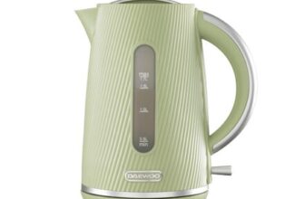 Daewoo Cascade 1.7L Electric Kettle, 3kW, Auto Shut-Off, Cordless, Sage