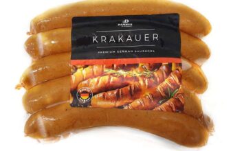 Damhus Krakauer German Sausages, 1kg instore