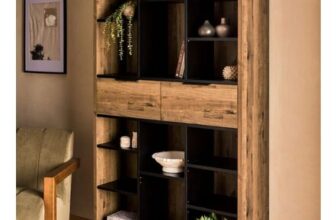 Dark Bronx Large Display Cabinet