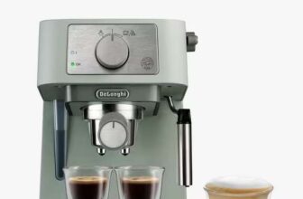 DeLonghi EC260 Stilosa Manual Pump Espresso Coffee Machine, Green