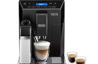 DeLonghi Eletta Cappuccino Fully Automatic Bean to Cup Coffee Machine – Black