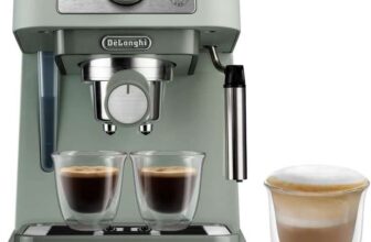 DeLonghi Manual Coffee Machine Stilosa EC260.GR, 15 Bar Pressure, Cappuccino System, Automatic Switch-Off, Compatible with ESE pods