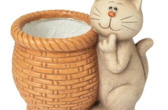Decorative Cat Planter
