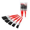Dekton 5-Piece Paint Brush Set – Red, Silver, Black