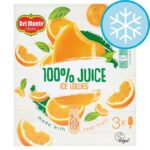 Del Monte 100% Juice Ice Lollies – Orange 3 x 75ml – Clubcard Price