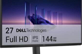 Dell 27 Monitor – SE2726HS, Full HD (1920×1080), 144Hz, IPS, 1ms MPRT, AMD FreeSync, Height Adjust, VESA (100x100mm)
