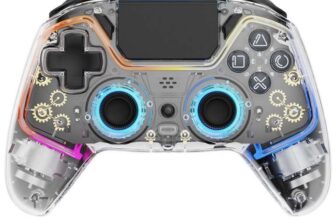 Deltaco PS4 Wireless Pro Controller – Transparent – Free C&C