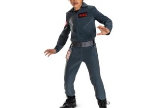 Disguise Ghostbusters Engineer Kids Costume, 7-8 Yrs – Offically Licensed