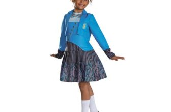 Disguise Wicked Shiz University Kids Fancy Dress (4-6 Yrs) Officially Licensed