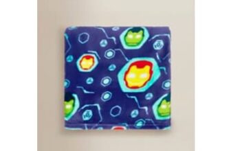Disney Iron Man & Friends Blue Fleece – 120cm X 150cm – Free Click Collect