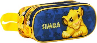 Disney Lion King Simba Rest-3D Double Pencil Case, Dark Blue