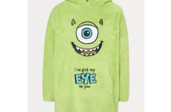 Disney Monsters Inc Green Mike Wazowski Snuggle Hoodie
