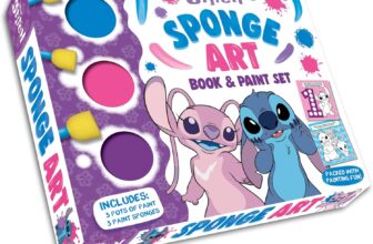 Disney Stitch: Sponge Art Book & Paint Set