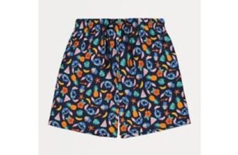 Disney Stitch Tropical Jersey Lounge Shorts