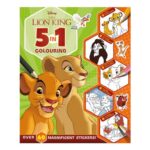 Disney the Lion King 5-in-1 Colouring: Sticker Adventure